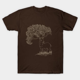 Fractal Point Buck T-Shirt